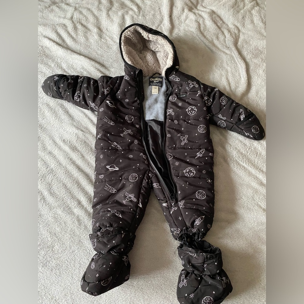 OshKosh Quilted Snowsuit 12mo